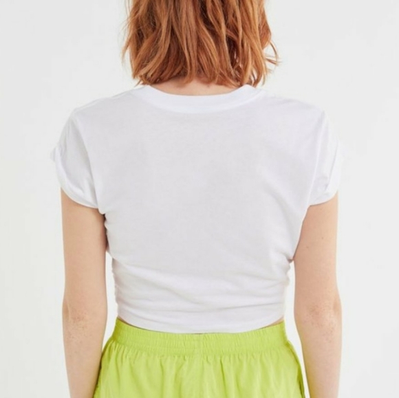 Urban Outfitters Sonya Tie-Front Crop Tee - Picture 2 of 4